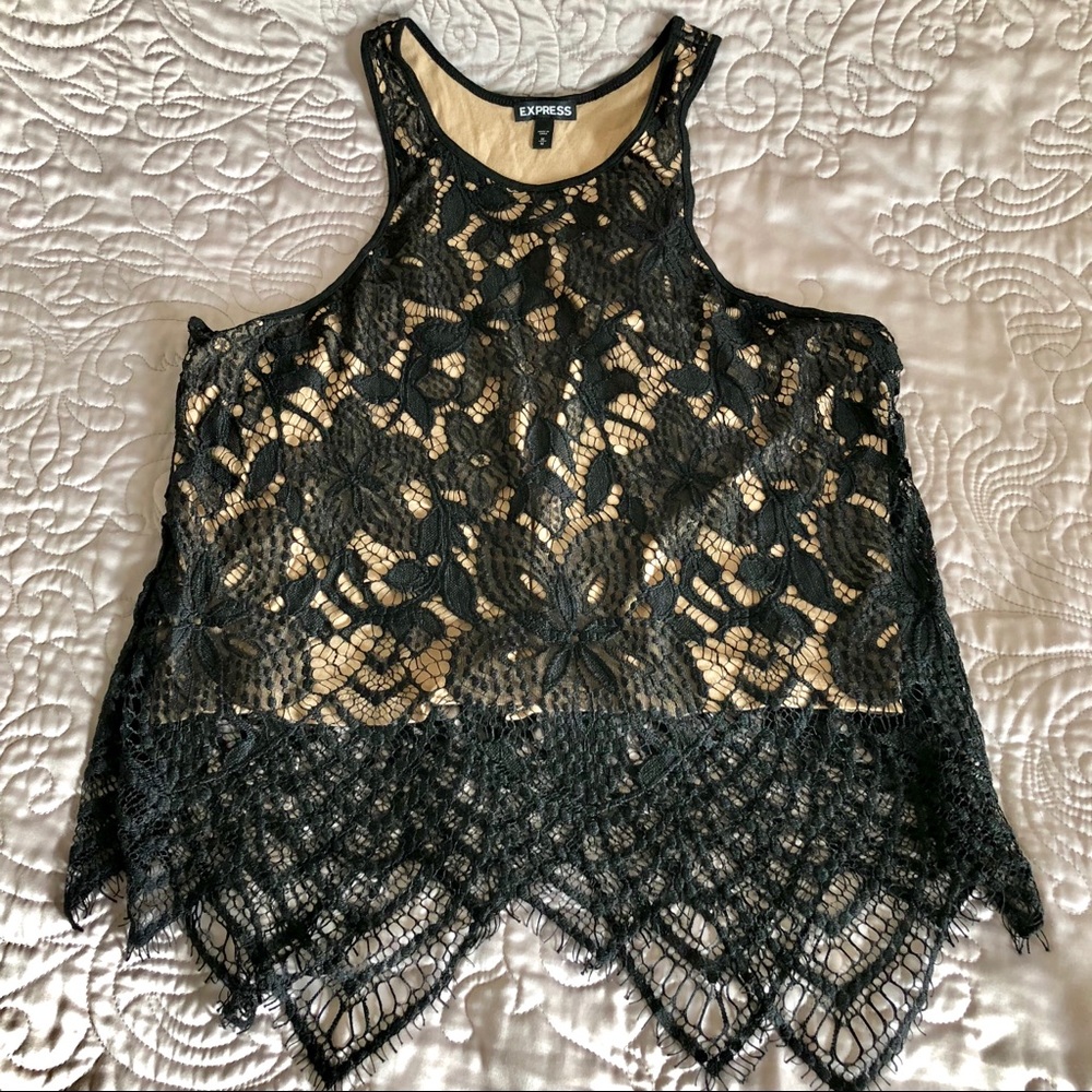 Express Lace Crop Top